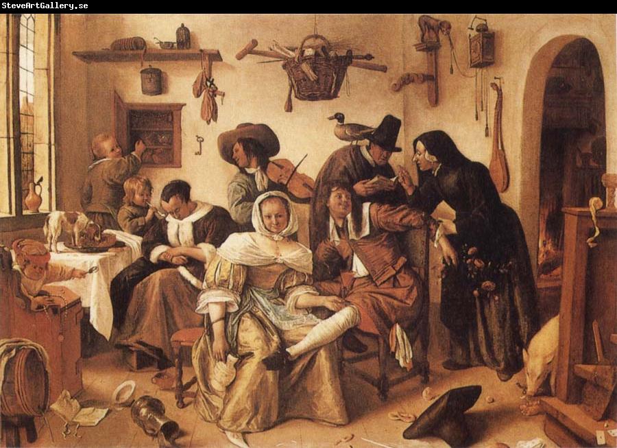 Jan Steen The World Upside Down